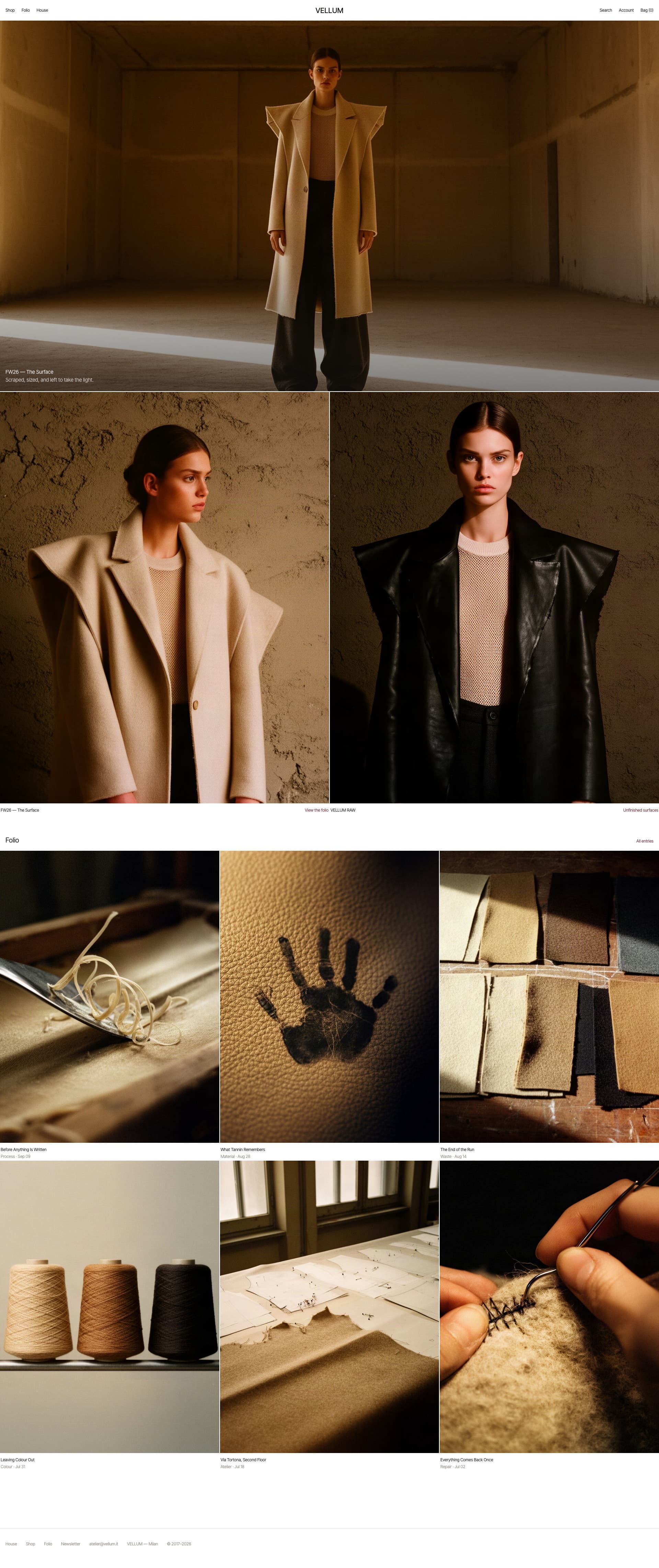 VELLUM — Main page
